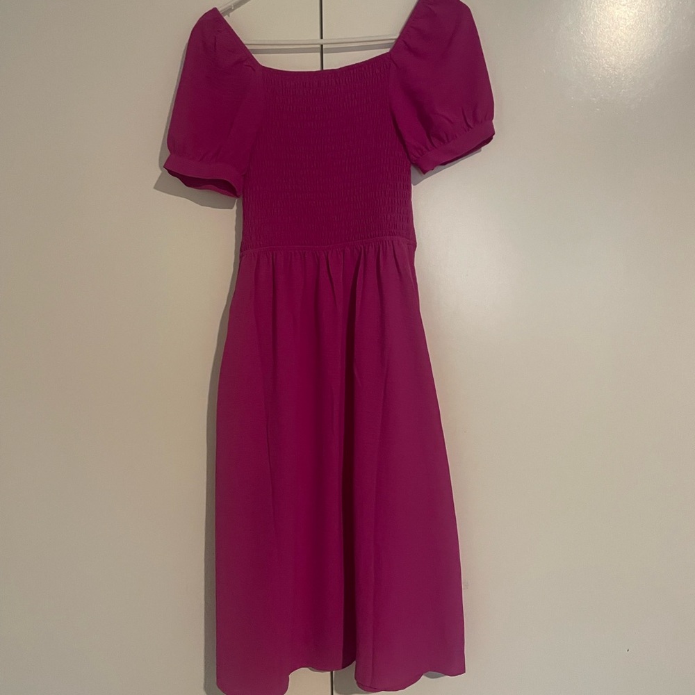 Monteau Pink Midi Dress